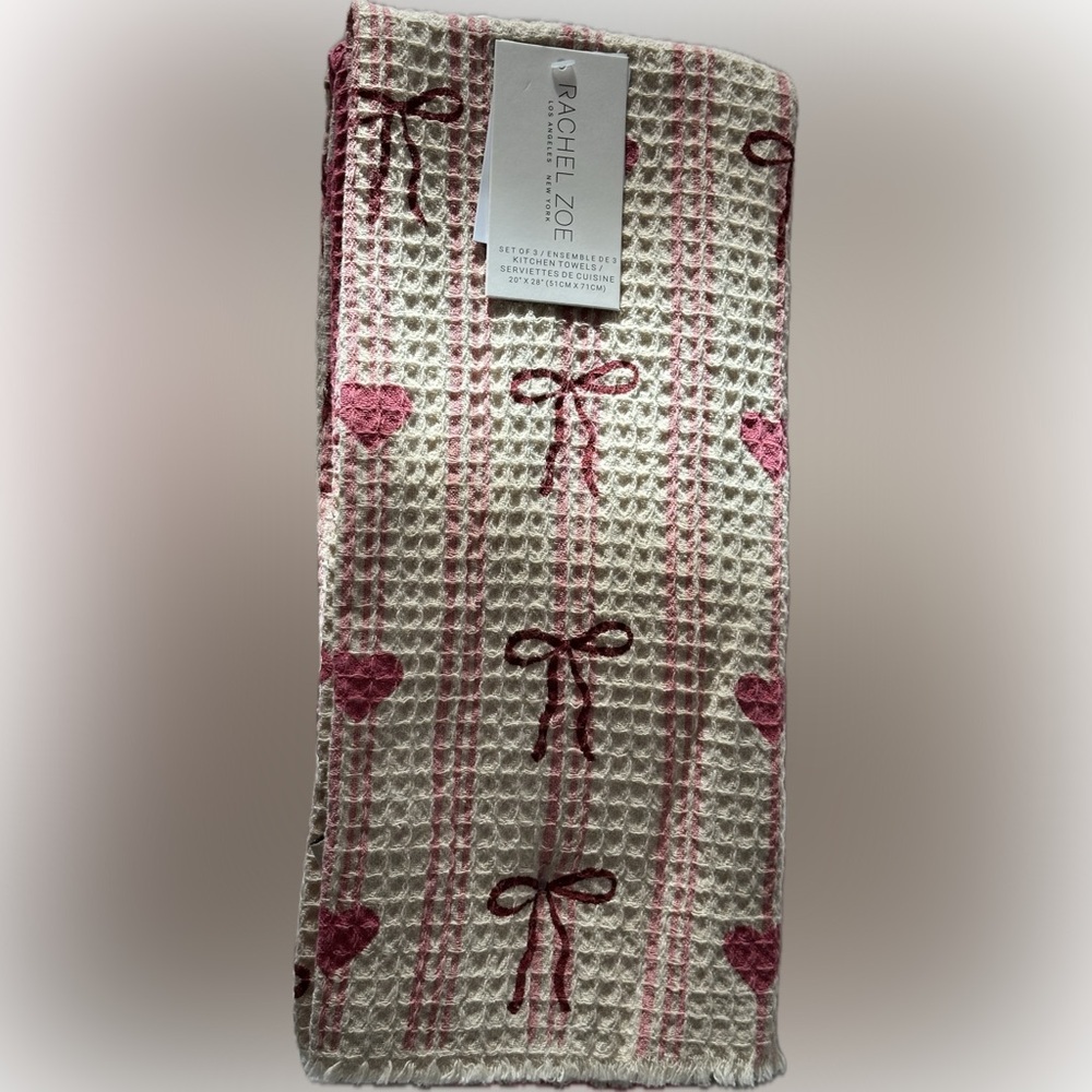 ✨NWT✨ Rachel Zoe- Set of 3 Kitchen Towels